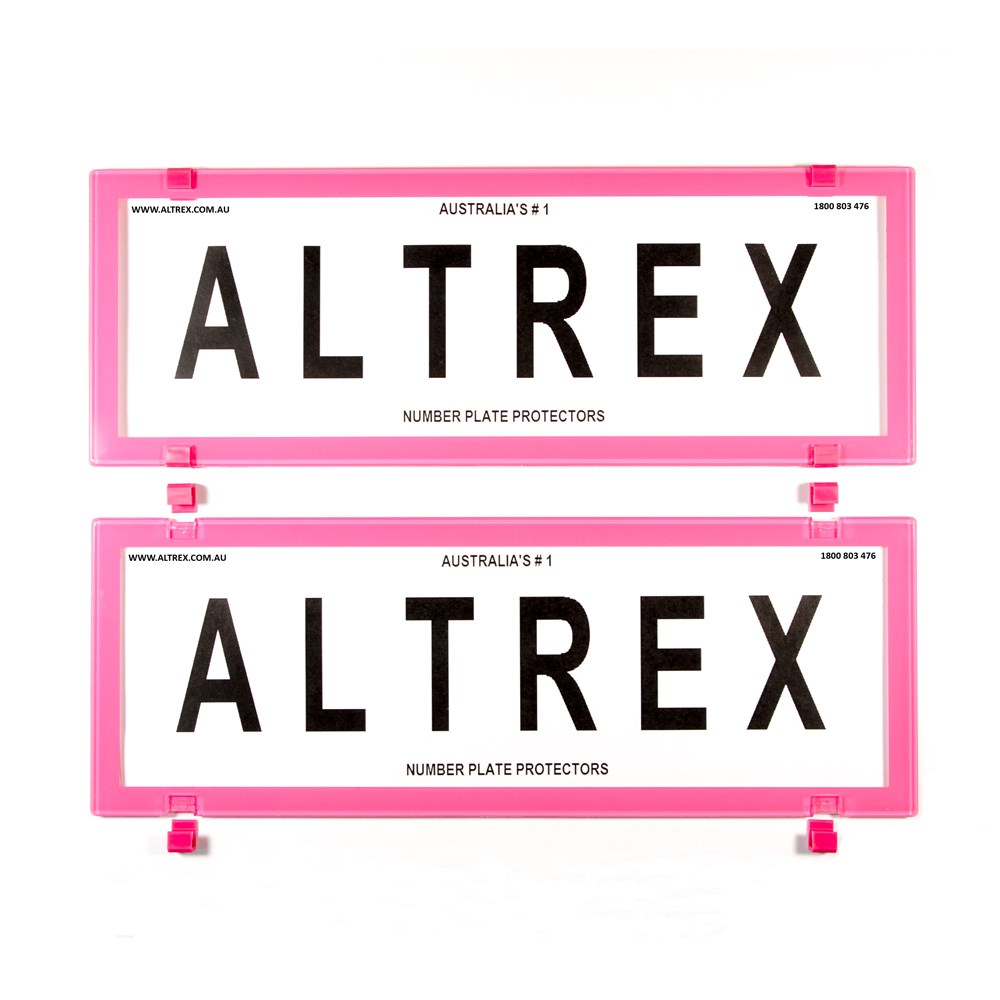 Altrex number plate deals covers