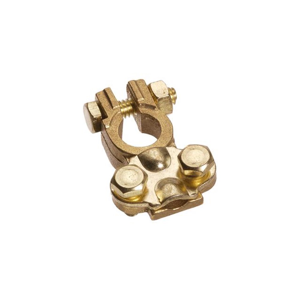 Projecta BT36-2 Brass Battery Small Terminal Clamps to Suit Japanese Type  Batteries, Positive and Negative Set - Auto One