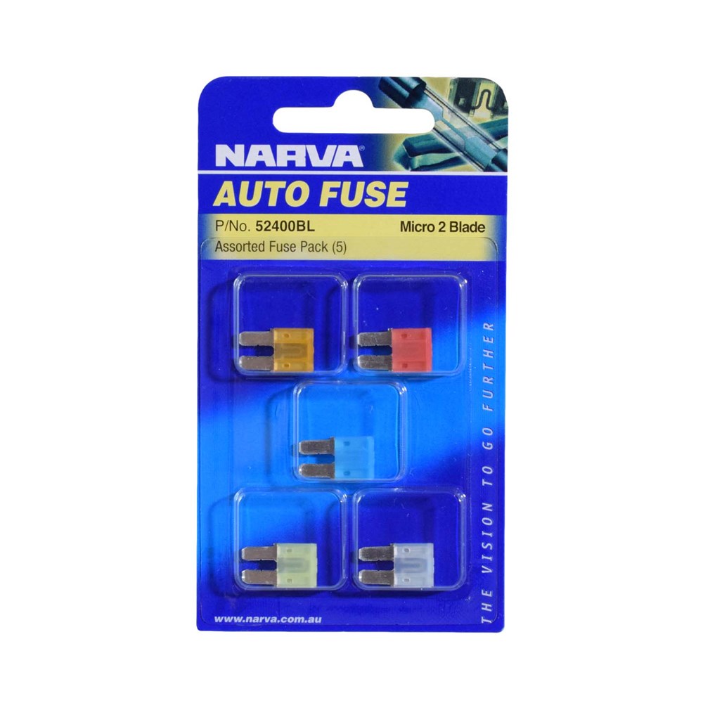 Narva 52400BL Micro 2 Blade Fuse Assortment Auto One