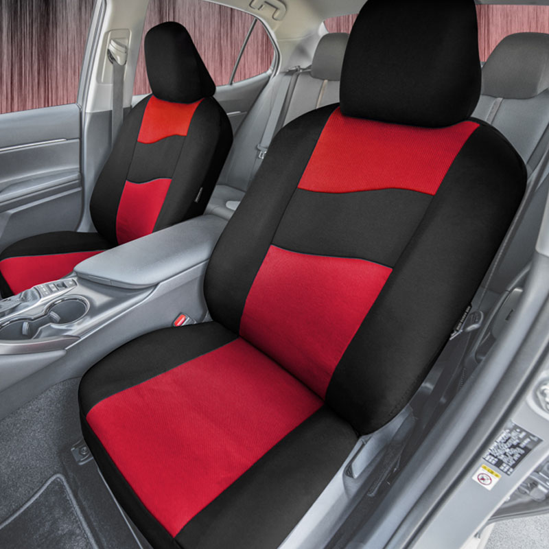 91859489 - SEAT COVER WORLD CAR SEATS - red fabric seat covers - Auto One