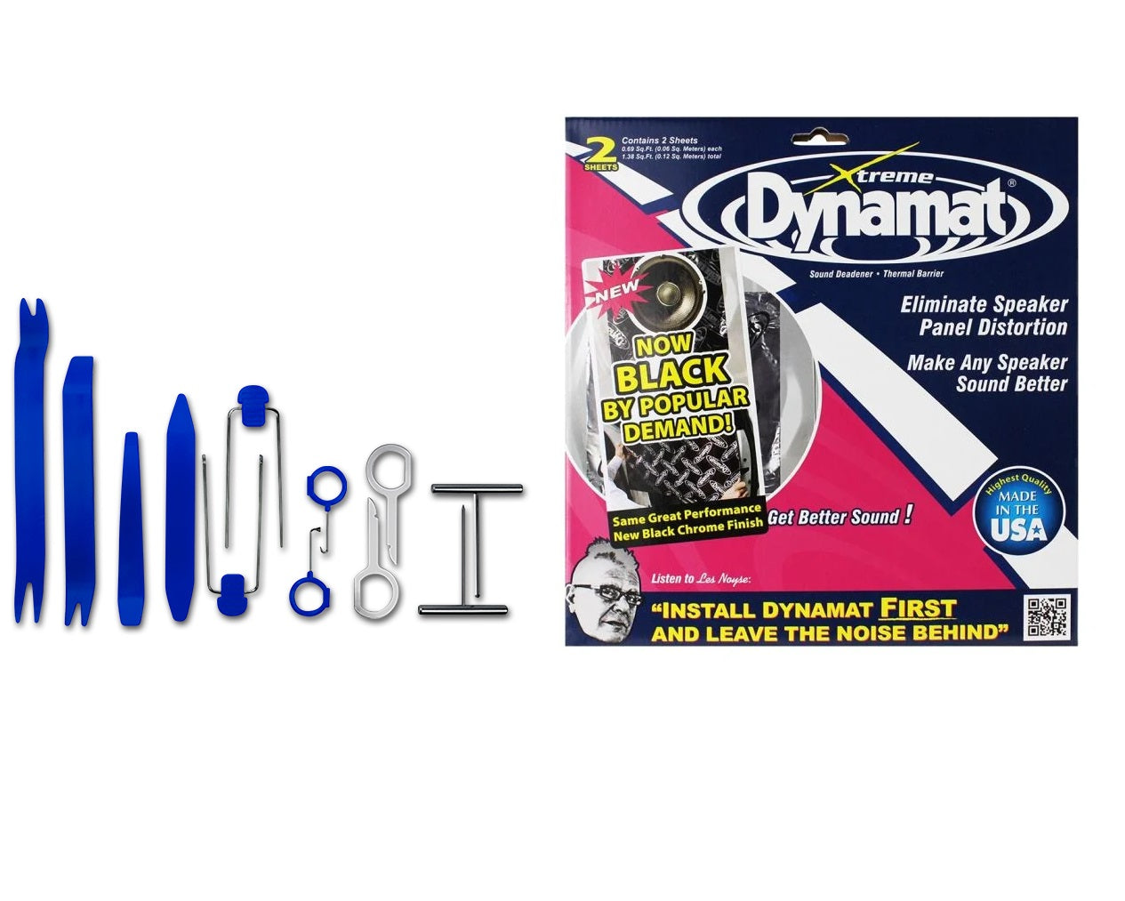 Dynamat Xtreme Speaker Kit + Panel Removal Tool Kit - 10415+10012