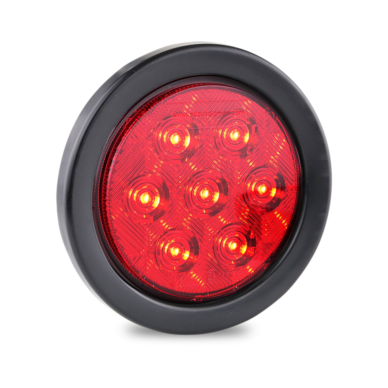 LED Autolamps 113RMG Round Stop/Tail Lamp with Grommet & 3 Pin Plug