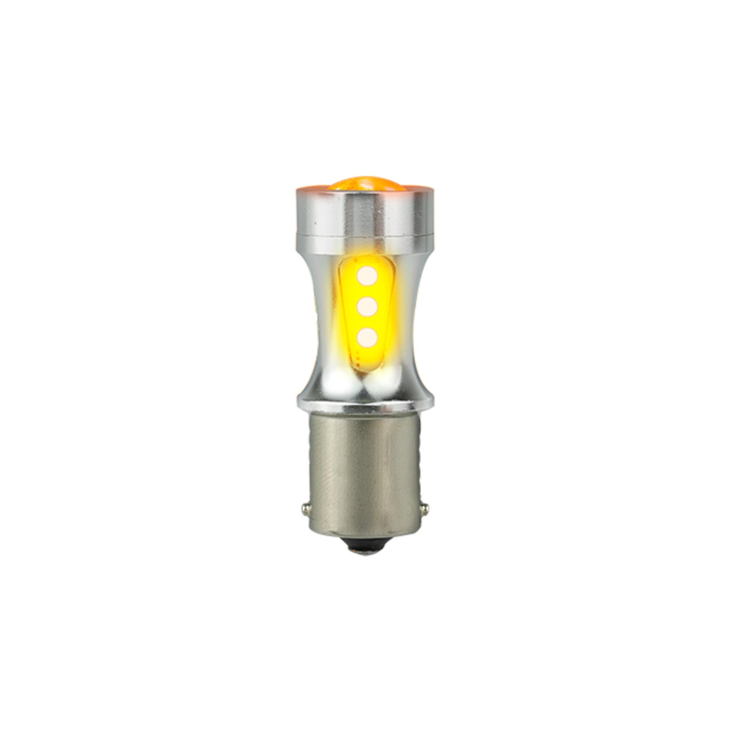 Led Autolamps 1156Am Bayonette Amber Led Indicator Bulb 12-24V 380Lm Effective