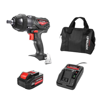 Kincrome Katana Charge-All 18V Cordless 1/2" Drive Impact Wrench Rattle Gun Kit - 220510