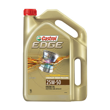 Castrol Edge Semi Synthetic Engine Oil 25w50 25W-50 5L  - 3383419