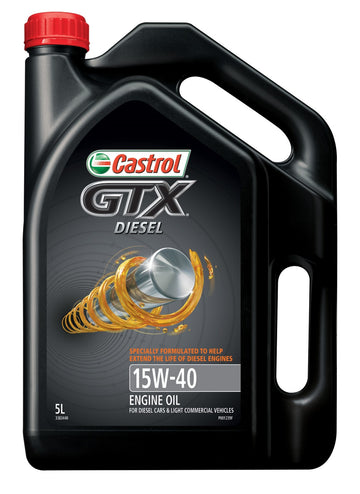 Castrol Mineral GTX Diesel Engine Oil 15W-40 5L - 3383440