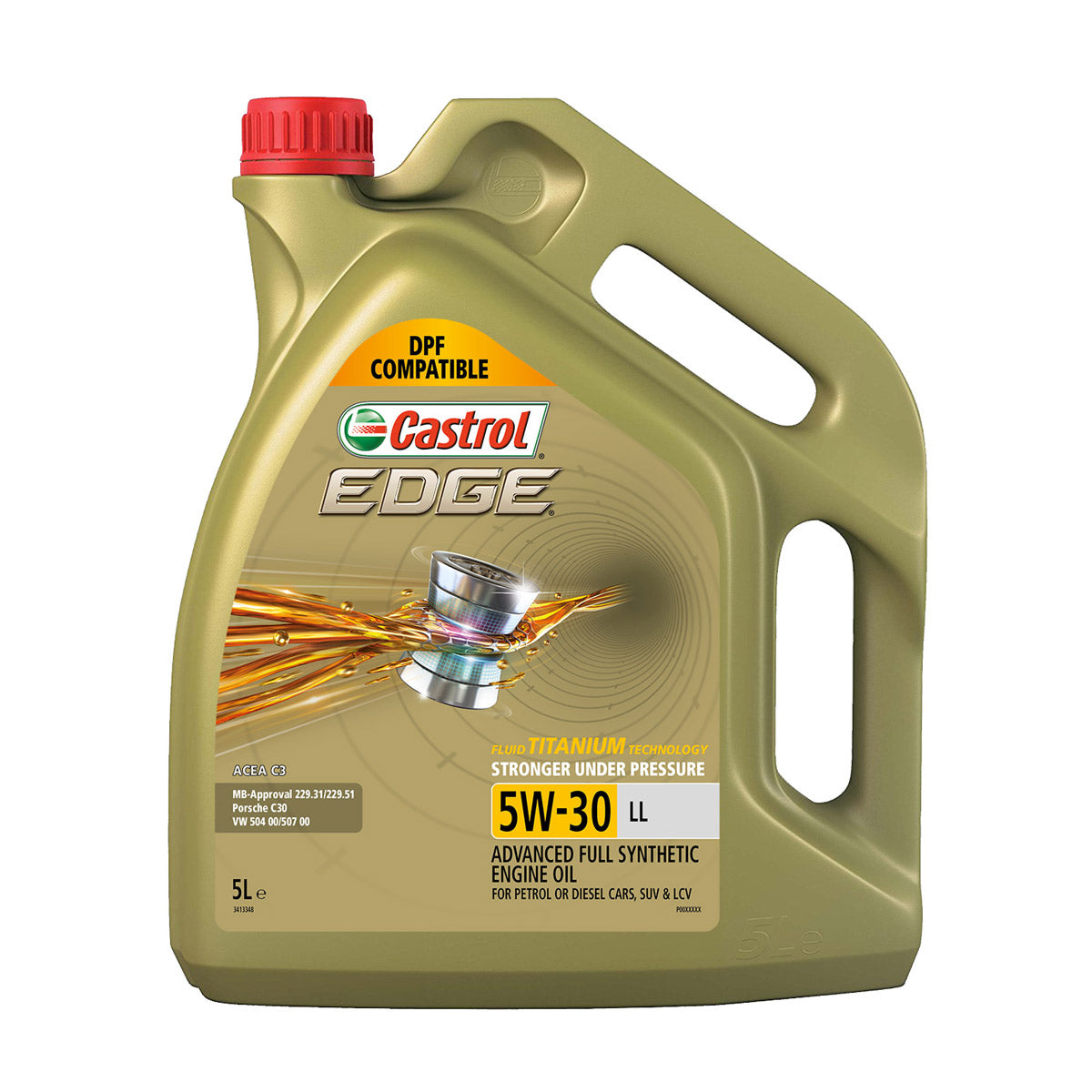 Castrol Edge Full Synthetic Engine Oil 5W-30 5W30 LL 5L - 3413348 (Pickup Only)