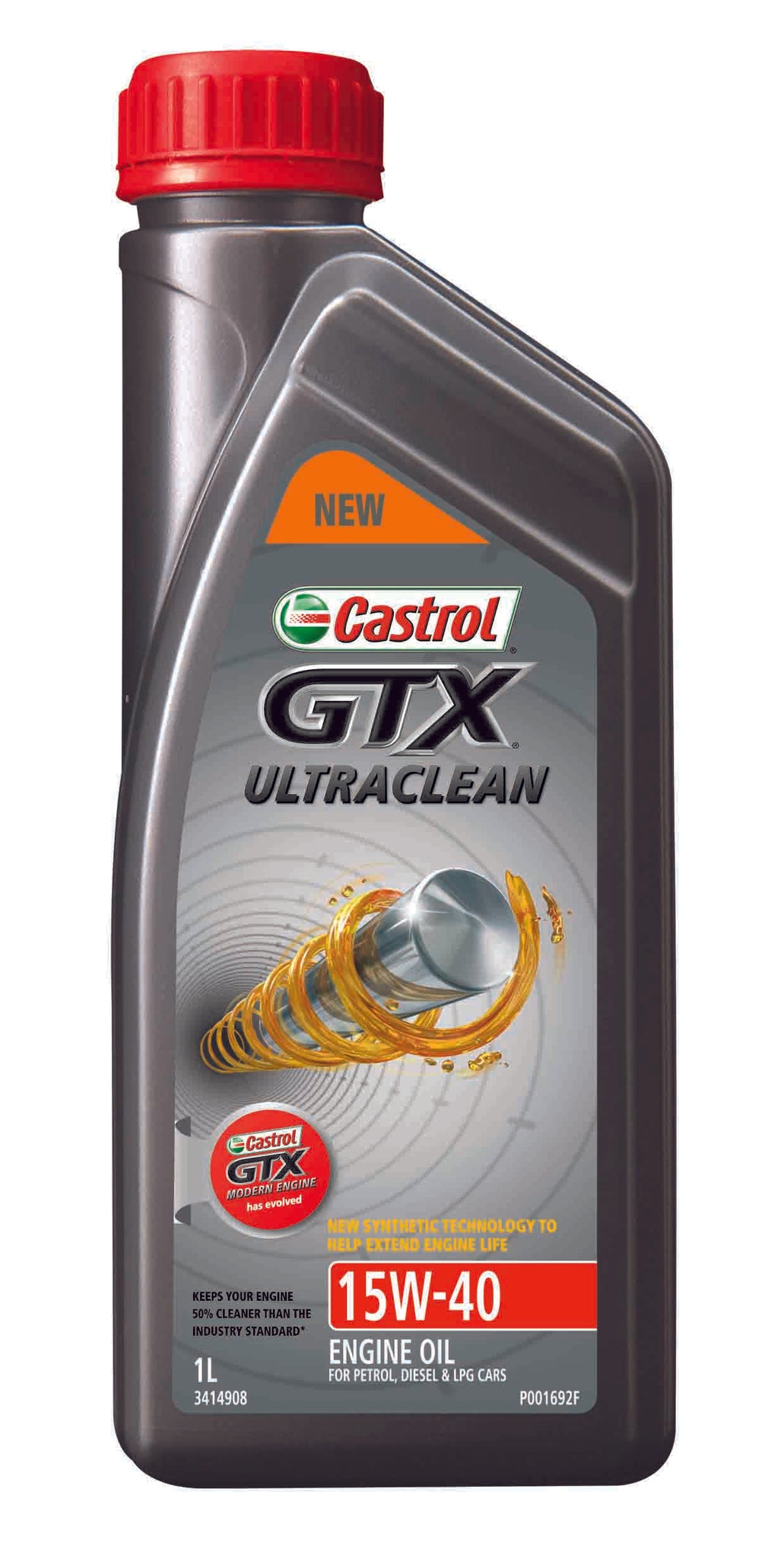 Castrol GTX Ultraclean Engine Oil 15W-40 1L  - 3414908