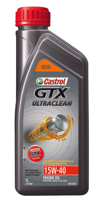 Castrol GTX Ultraclean Engine Oil 15W-40 1L  - 3414908