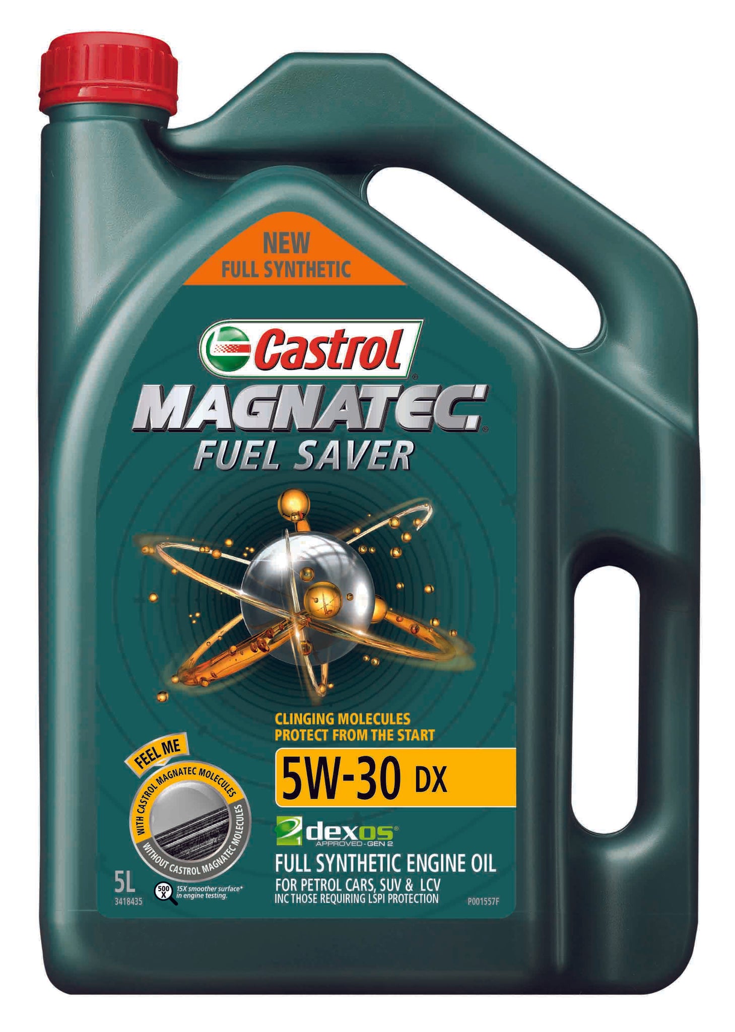 Castrol Magnatec Fuel Saver DX dexos1 5W-30 Full Synthetic Engine Oil - 5L - 3418435 (Pickup Only)