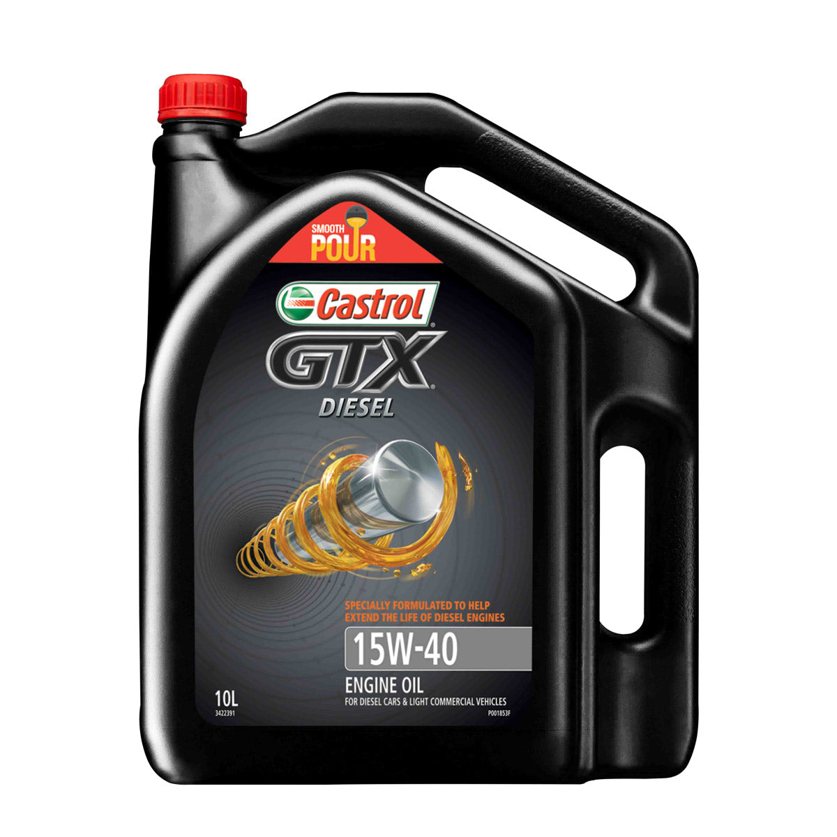 Castrol Mineral GTX Diesel Engine Oil 15W-40 10L  - 3422391