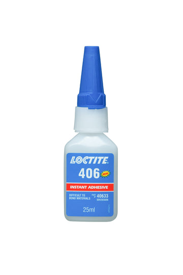 Loctite 406 Instant Adhesive - Rubbers & Plastics - 25mL - 40633-25