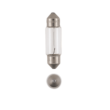 Narva 12V 5W 11X36 Festoon Globes, Twin Pack - 47254BL