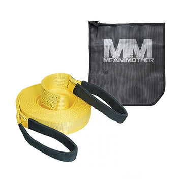 Mean Mother 11T Rated Snatch Strap With Recovery Strap Drying Bag - Mmss11T And Mmrdb