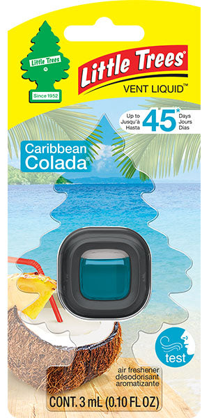 Little Tree Air Freshener Vent Liquid Caribbean Colada - 52625