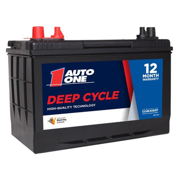 Auto One 7708 Deep Cycle 12V Battery (HDC27 Size, 90Ah)