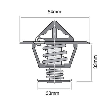 Tridon Thermostat (High Flow) - TT329-170