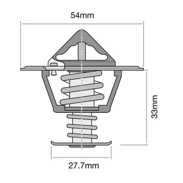 Tridon Thermostat (High Flow) - TT373-180