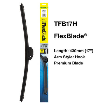 Tridon Flexblade - Hook 17In - TFB17H