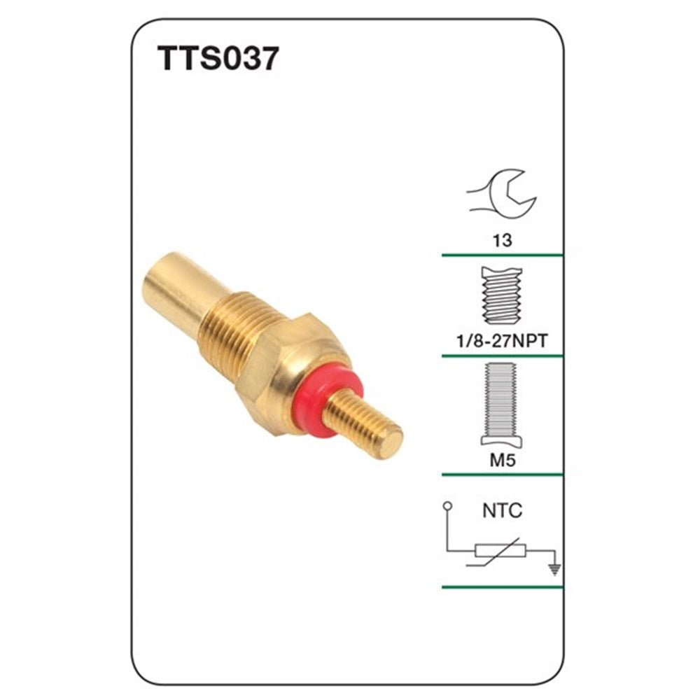 Tridon Water Temperature Sender (for Dash Gauge) - TTS037