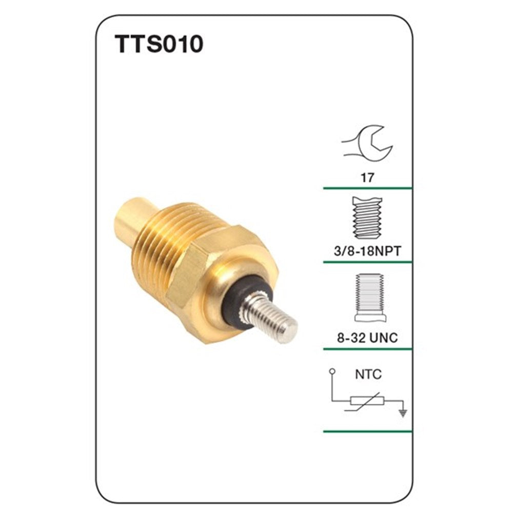 Tridon Water Temperature Sender (for Dash Gauge) - TTS010