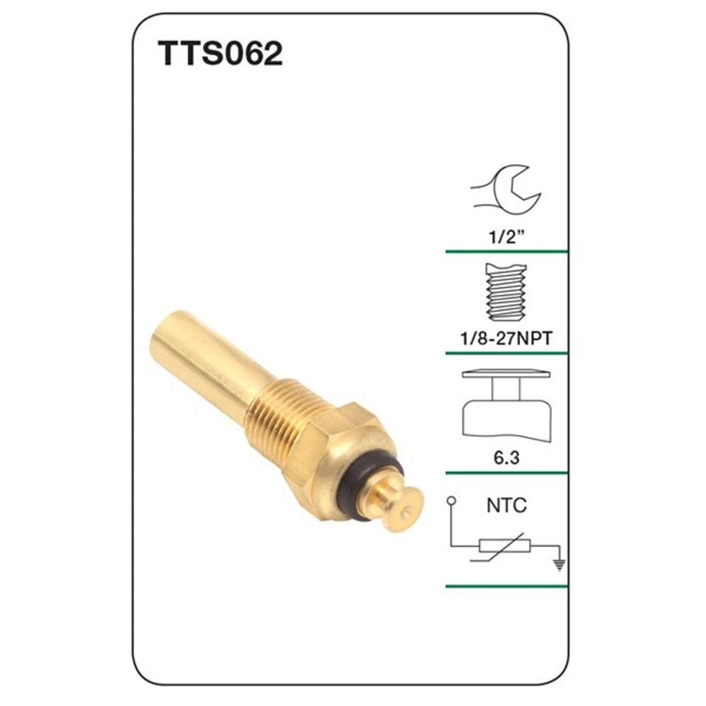 Tridon Water Temperature Sender (for Dash Gauge) - TTS062