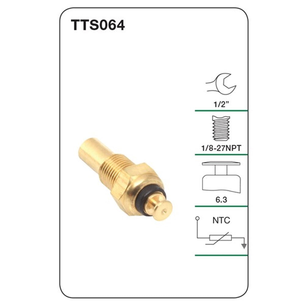 Tridon Water Temperature Sender (for Dash Gauge) - TTS064