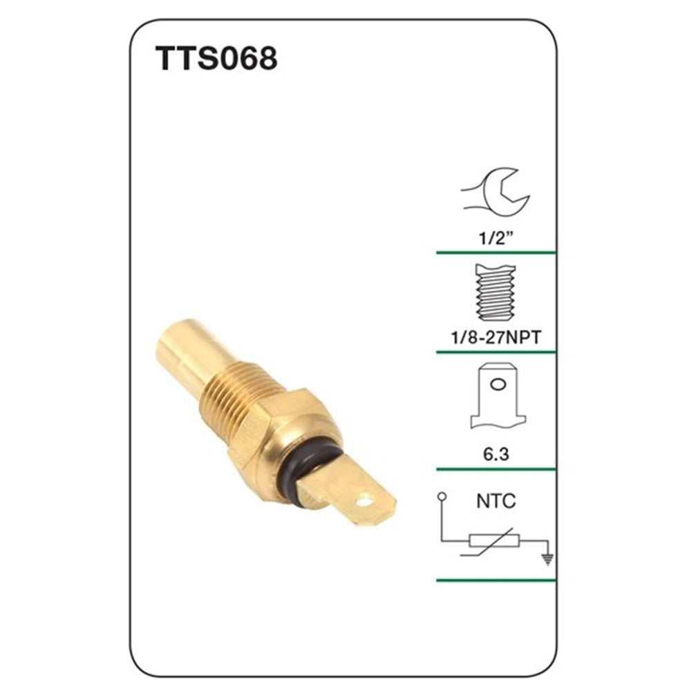 Tridon Water Temperature Sender (for Gauge) - TTS068