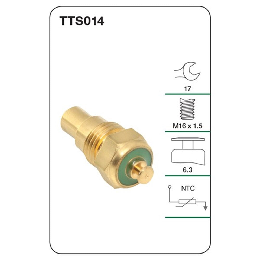 Tridon Water Temperature Sender (for Dash Gauge) - TTS014