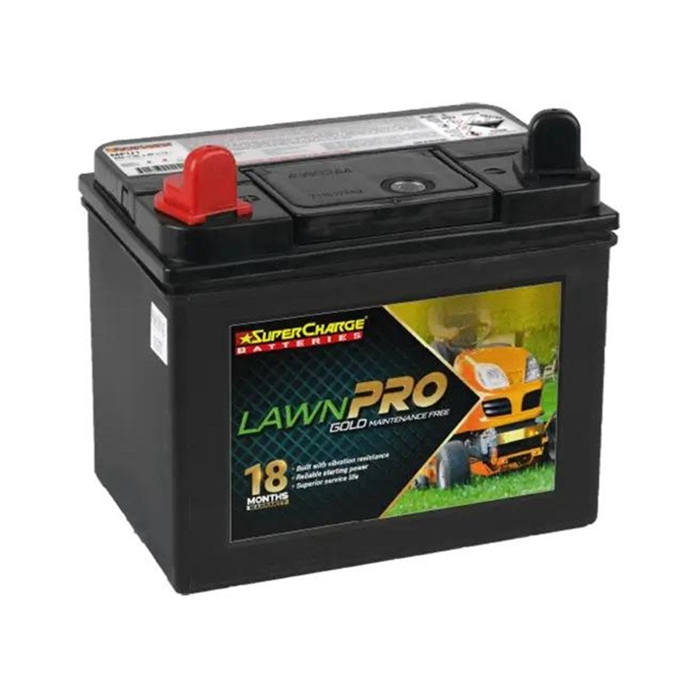 SuperCharge MFU1 LawnPro Gold Mower and Stationary Engine Maintenance-Free 12V Battery