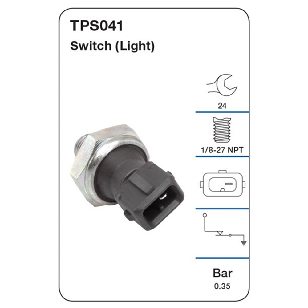 Tridon Oil Pressure Switch (for Light) - TPS041