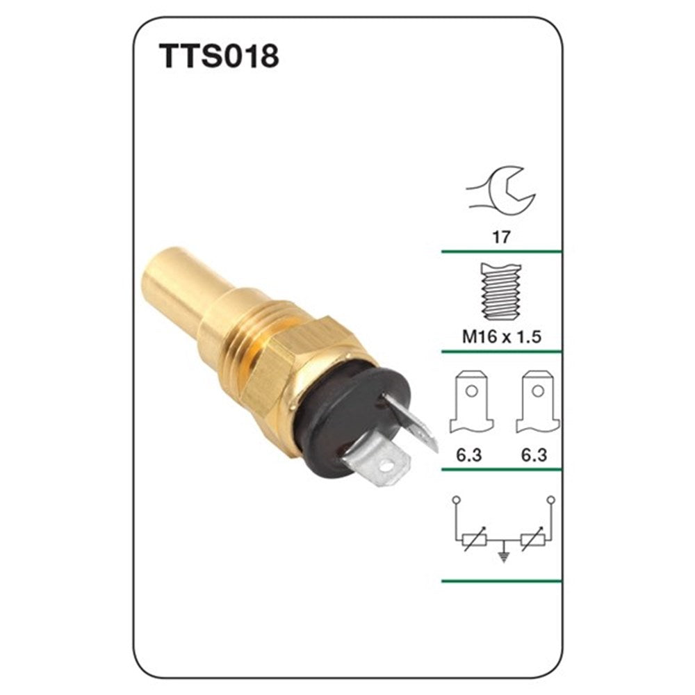 Tridon Water Temperature Sender (for Dash Gauge) - TTS018