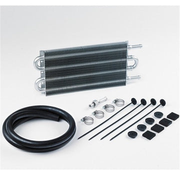 Davies, Craig Universal Fit Ultra-Cool Transmission Oil Cooler Kit with 3/8" Fittings for Pre-1990 4 Cylinder Models (326 x 128 x 20mm Overall) - 401