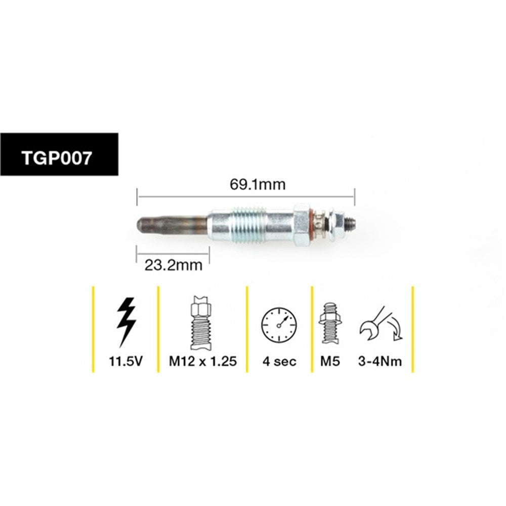 Tridon Glow Plug - TGP007