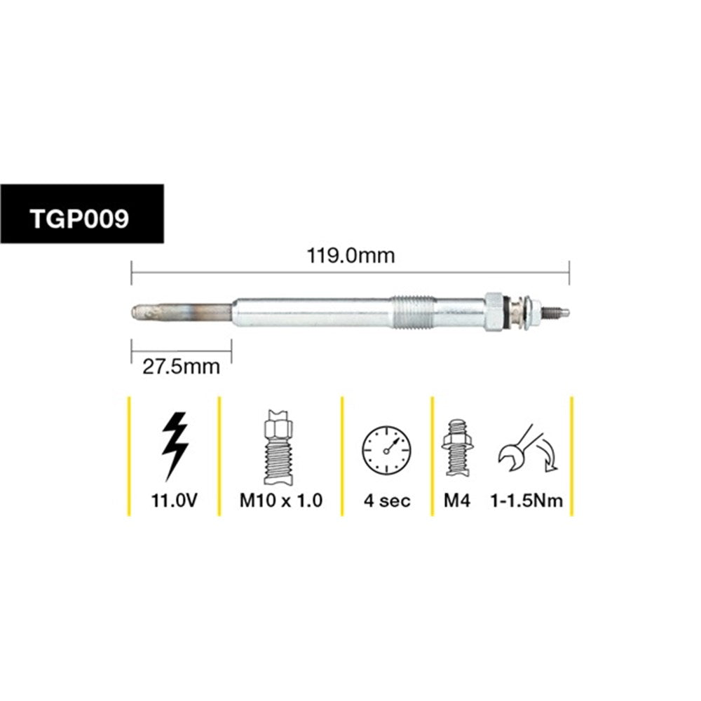 Tridon Glow Plug - TGP009