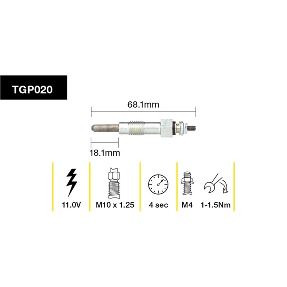 Tridon Glow Plug - TGP020