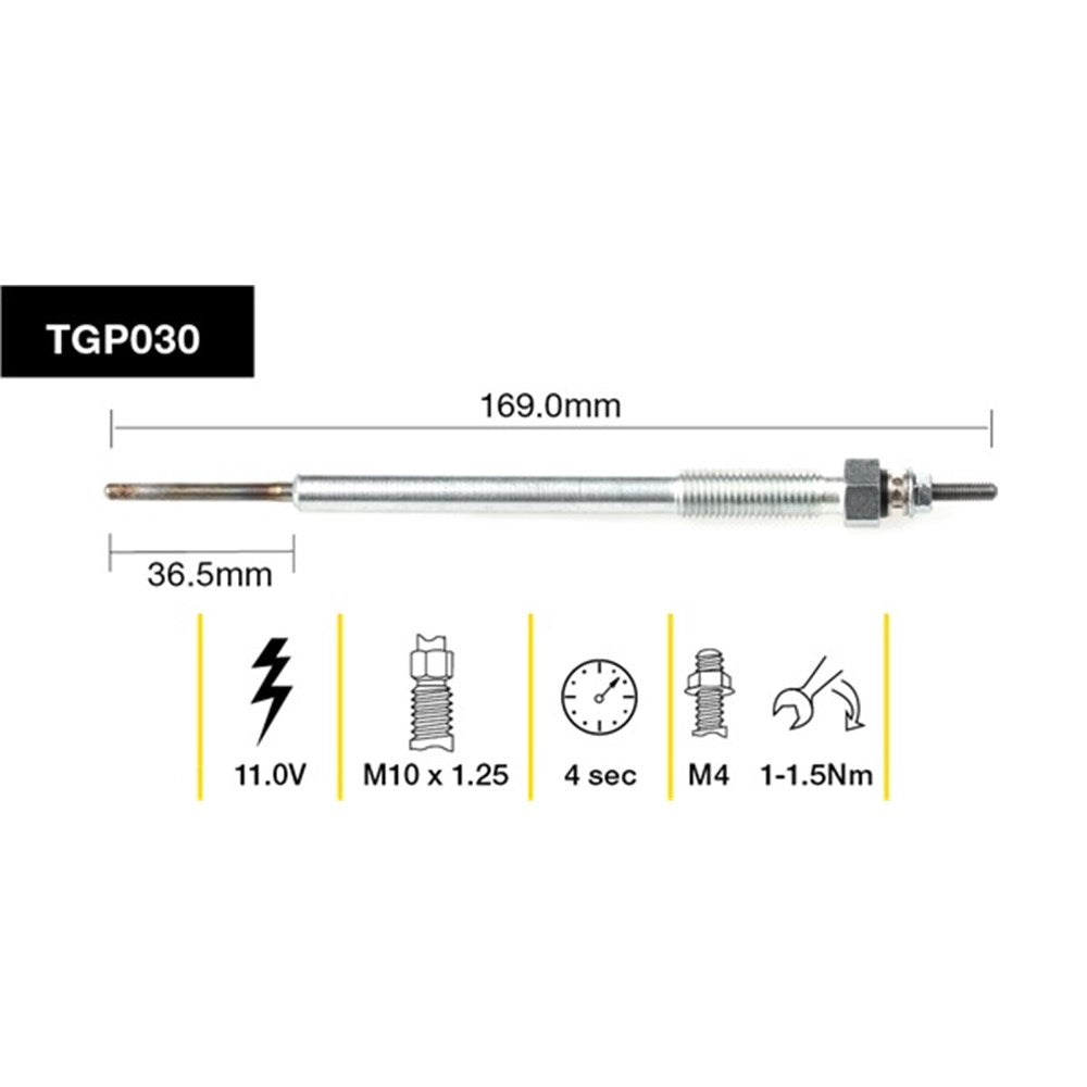 Tridon Glow Plug (Single) - TGP030