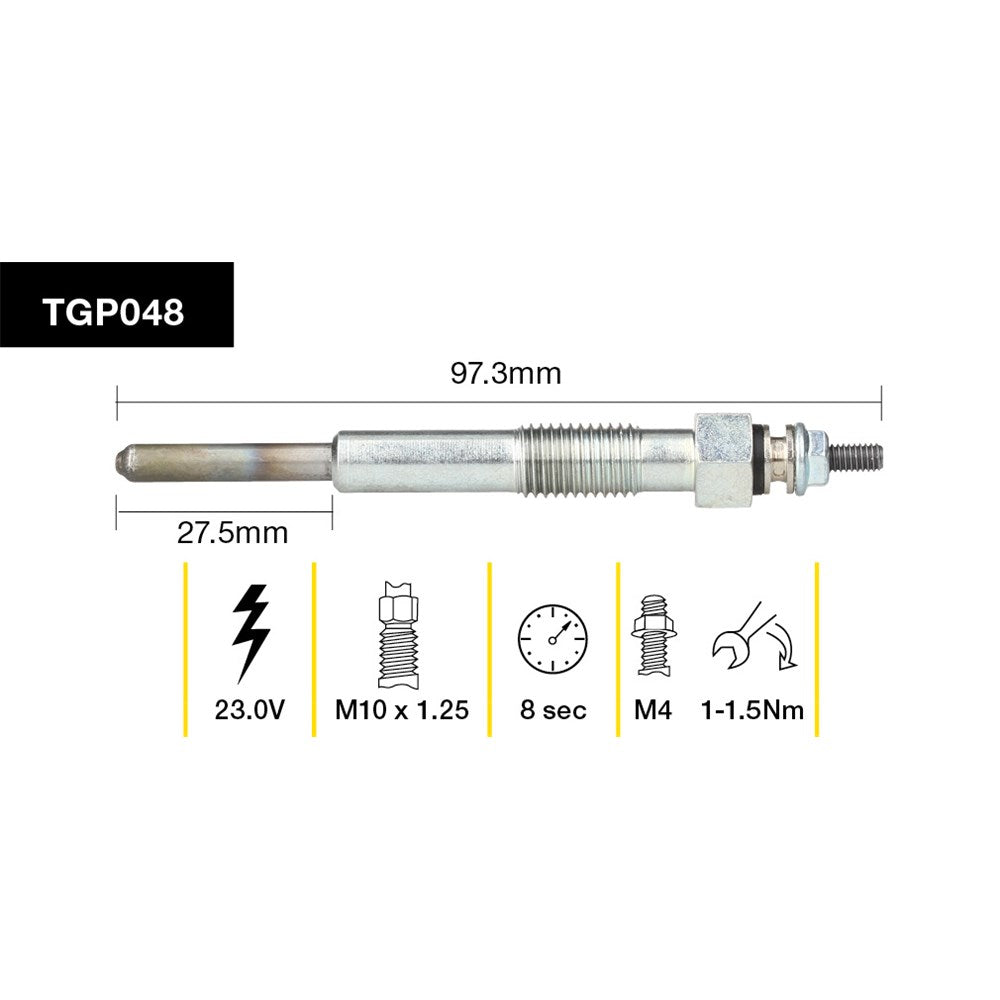 Tridon Glow Plug - TGP048