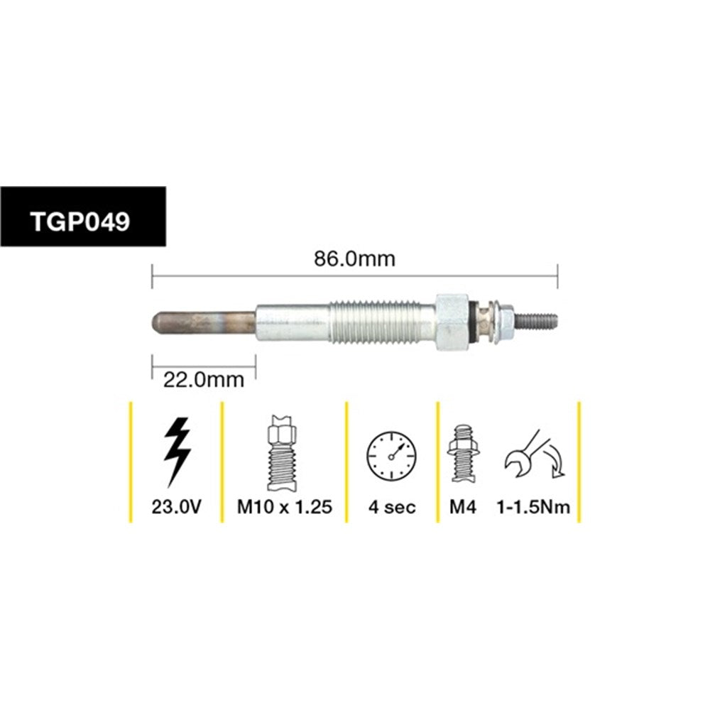 Tridon Glow Plug - TGP049