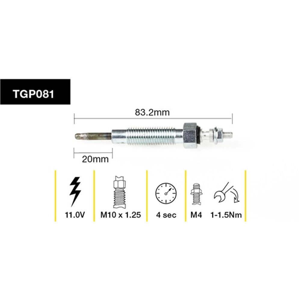 Tridon Glow Plug - TGP081