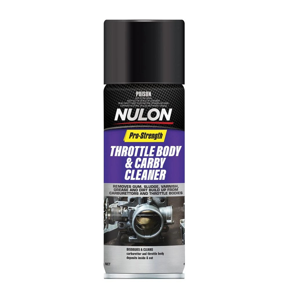 Nulon Carburettor and Throttle Body Cleaner Spray - 400g - CARB-400 (Pickup Only)