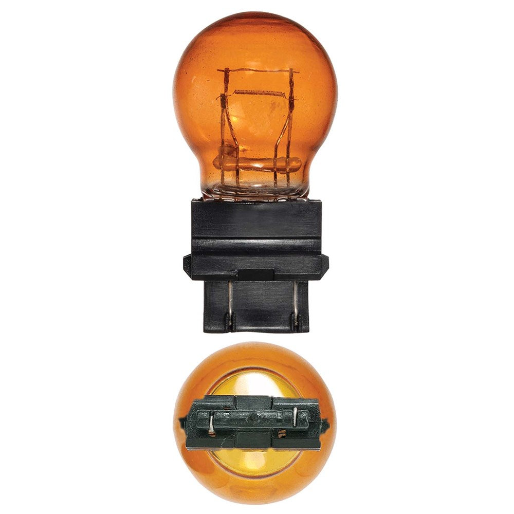 Narva 47558BL 12V 27/7W PY27/7W W2.5 X 16Q Amber Wedge Globes - Twin Pack