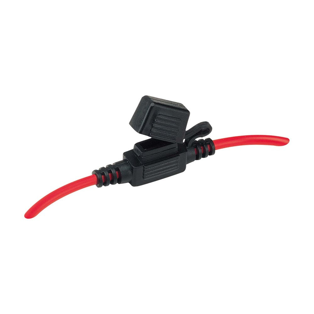 Narva 54412BL In-Line Mini BLade Fuse Holder With Waterproof Cap & L.E.D Indicator