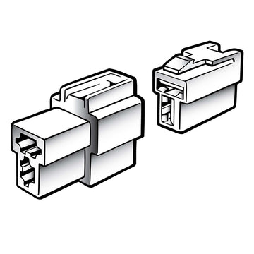 Narva 2 Way Male Quick Connector Housing (2 Pack) - 56272BL