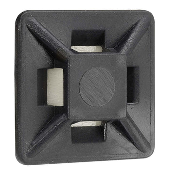 Narva Black U.V. Weather Resistant CaBLe Tie Mounts 19 X 19Mm (5 Pack) 56440BL