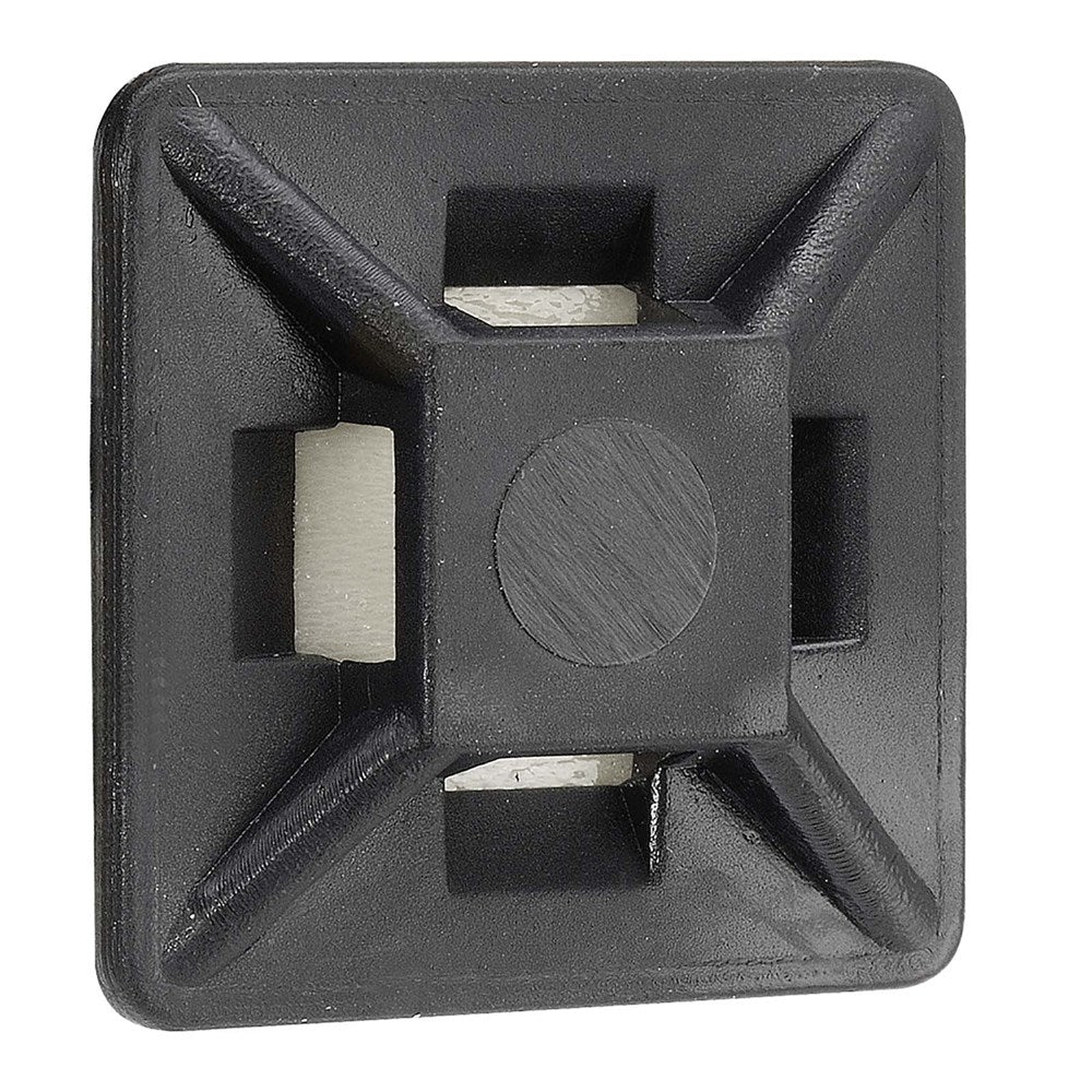 Narva 56442 Black UV Weather Resistant Cable Tie Mounts (100 Pack)