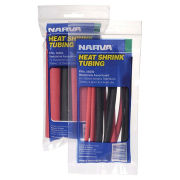 Narva Heatshrink Tubing Assortment 3.2mm - 6.4mm Dia. - 56600