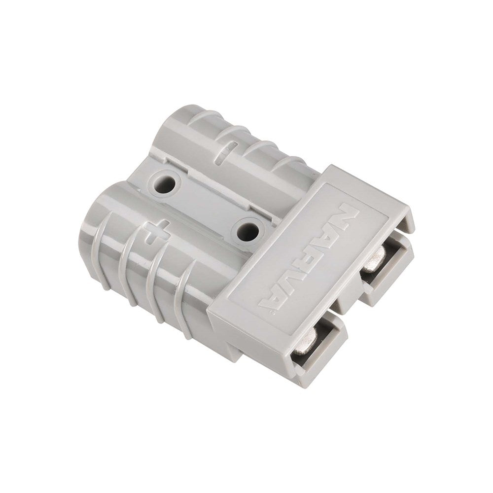 Narva 57200BL Heavy-Duty 50 AMP Connector Housing Grey Anderson Style