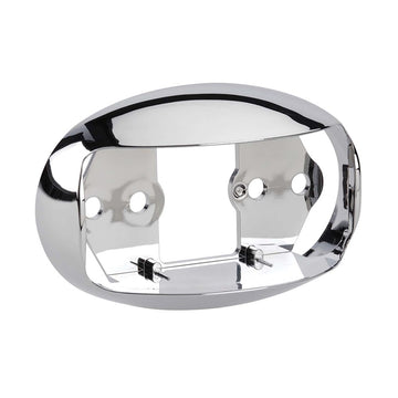 Narva Oval Chrome Deflector Mounting Base - 91687C