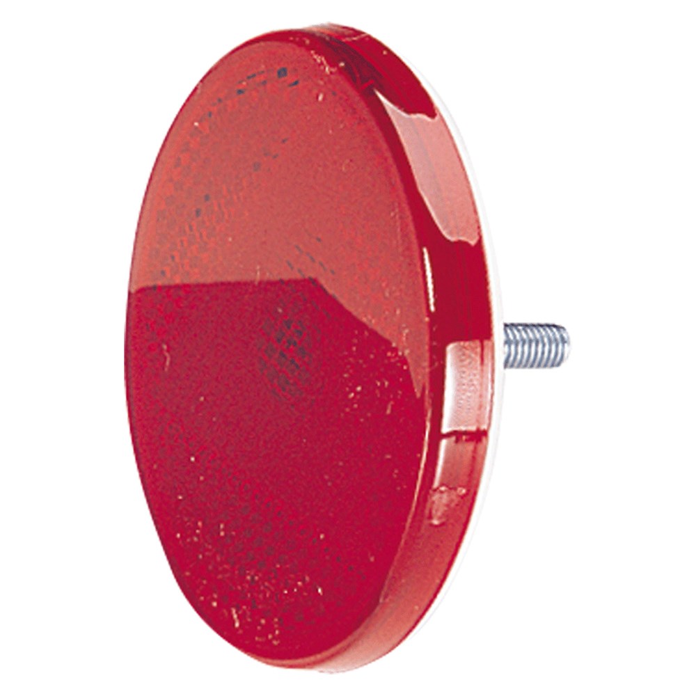 Narva Red Retro Reflector With Fixing Bolt - 84002BL